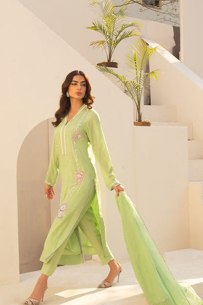 Leon | Leon Luxe Collection | Lush Green Symphony -  Leon Formal - Original Designer Dress - House of Maryam