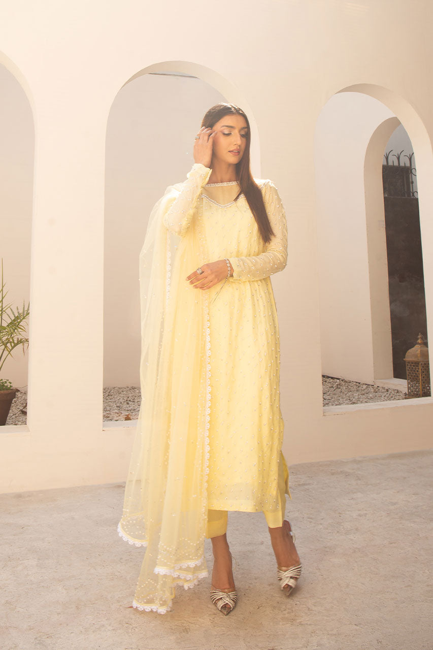 Leon | Leon Luxe Collection | SITARA LIME -  Leon Formal - Original Designer Dress - House of Maryam