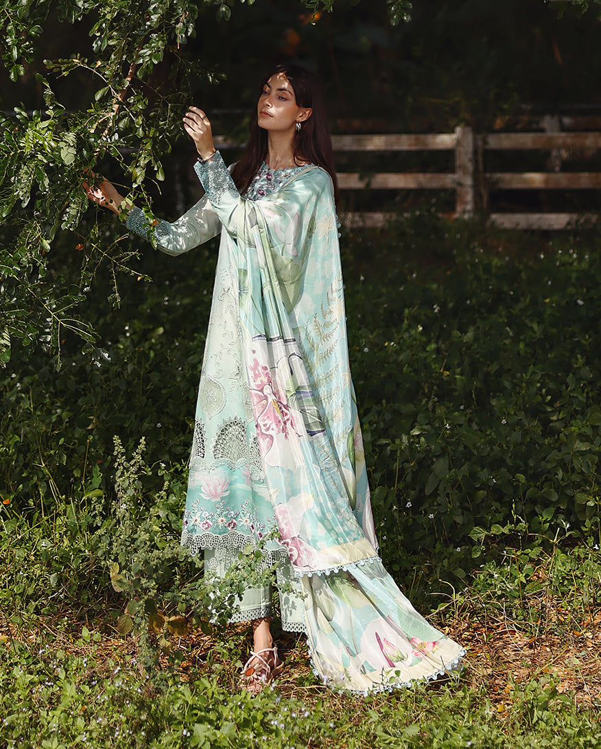 Mushq | Solace Ombre Chikankari | Tranquil Muse, image 2