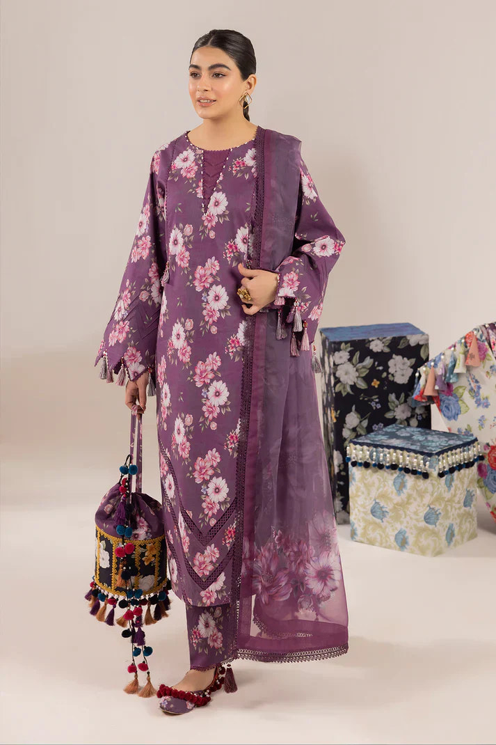 Alizeh | Sheen Lawn Prints 24 | Tulipa -  Alizeh Luxury - Original Designer Dress - House of Maryam