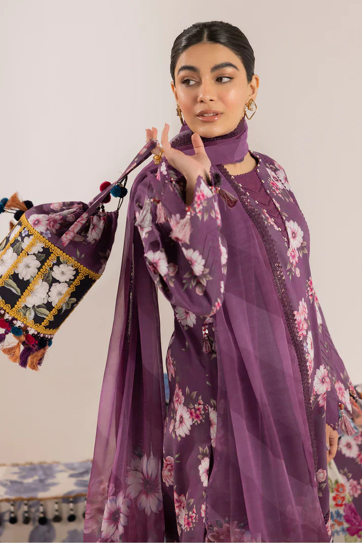 Alizeh | Sheen Lawn Prints 24 | Tulipa -  Alizeh Luxury - Original Designer Dress - House of Maryam