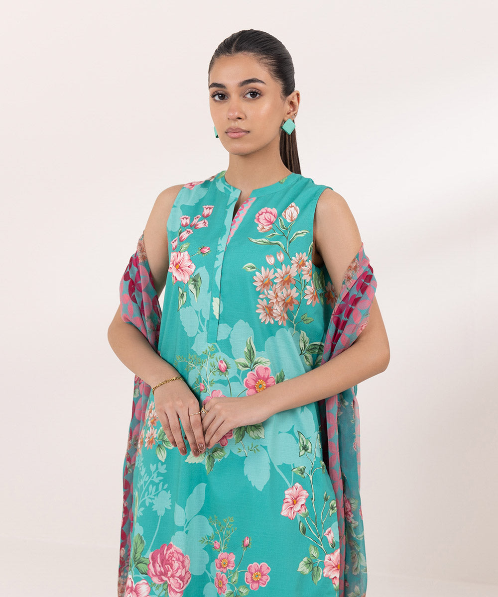 Sapphire | Intermix 2024 | Cambric Suit S-21 by Designer Sapphire - House of Maryam - Pakistani Designer Ethnic Wear in {{ shop.shopifyCountryName }}