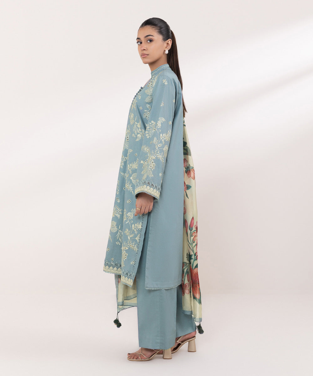 Sapphire | Intermix 2024 | Cambric Suit S-16 -  Sapphire Casuals - Original Designer Dress - House of Maryam