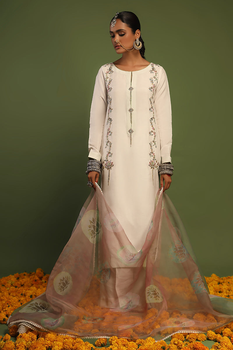 Wardha Saleem | Luxury Pret Traditional Wear | KANWAL - SHIRT WITH PANTS (2 PC) -  Wardha Saleem Ladies Clothes -  House of Maryam