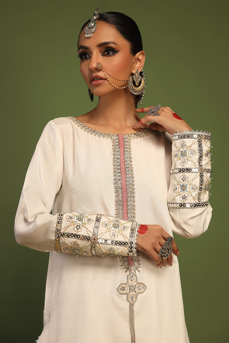 Wardha Saleem | Luxury Pret Traditional Wear | AKS - SHIRT WITH PANTS (2 PC) -  Wardha Saleem Ladies Clothes -  House of Maryam