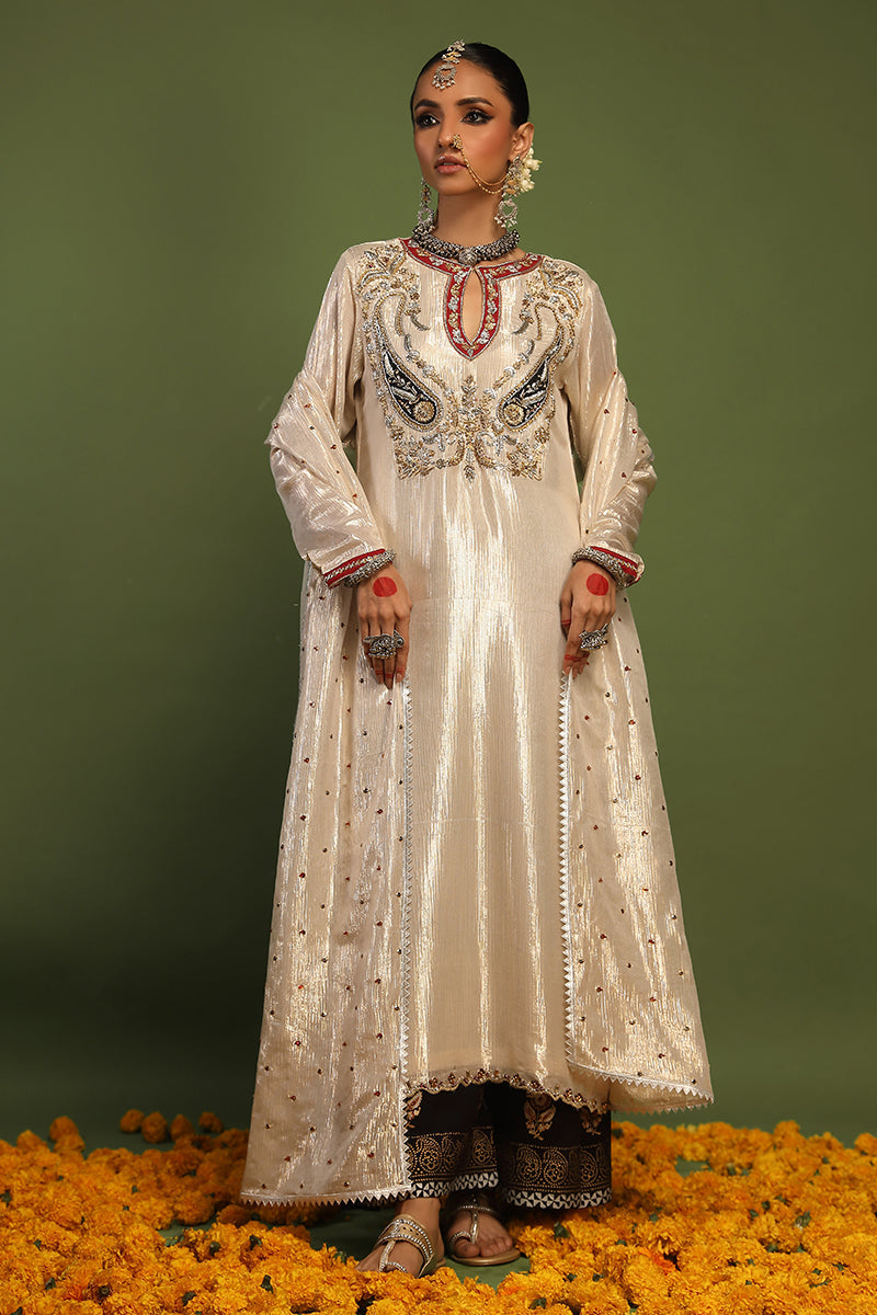 Wardha Saleem | Luxury Pret Traditional Wear | KHIRAD (2 PC) -  Wardha Saleem Ladies Clothes - Original Designer Dress - House of Maryam