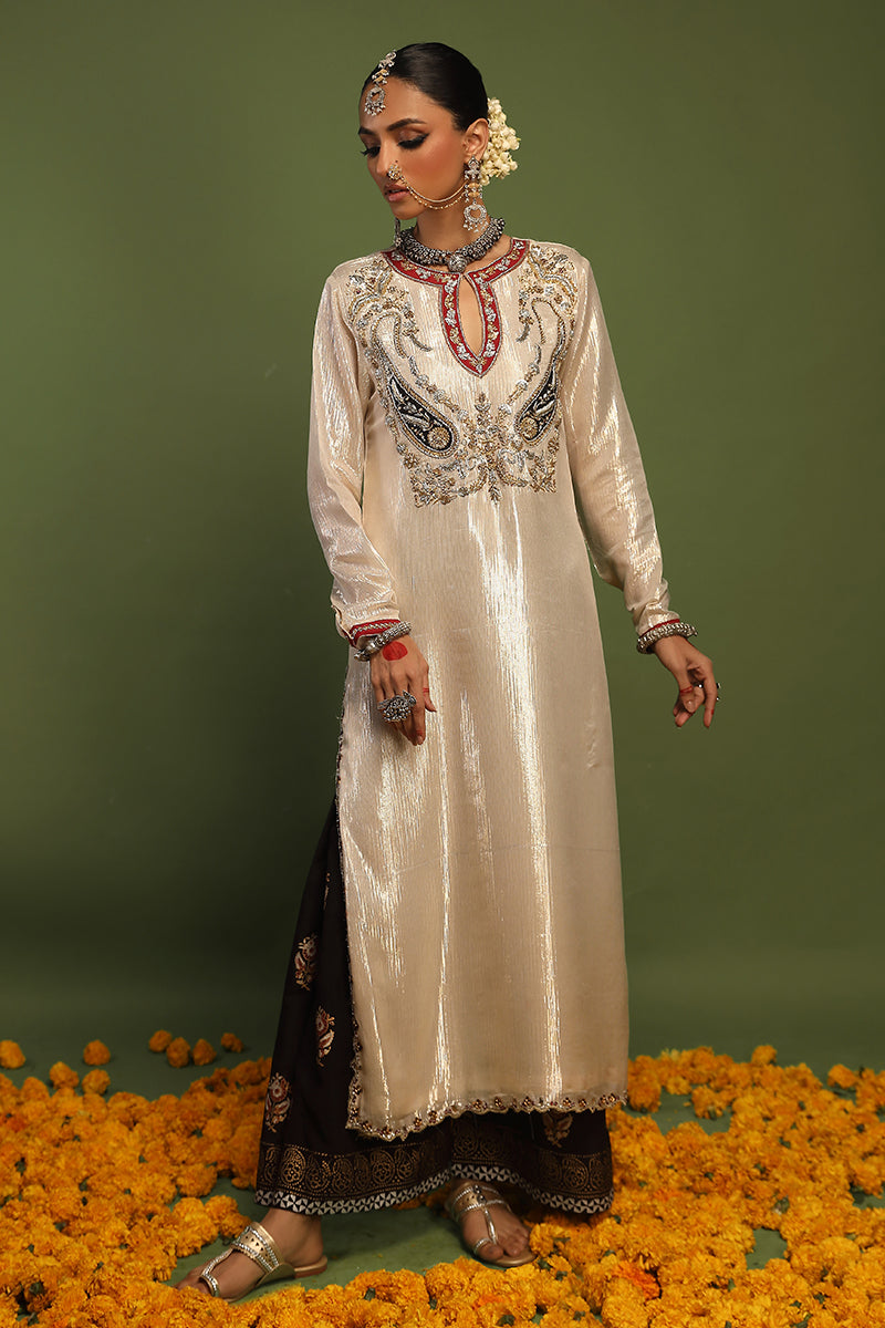 Wardha Saleem | Luxury Pret Traditional Wear | KHIRAD (2 PC) -  Wardha Saleem Ladies Clothes - Original Designer Dress - House of Maryam