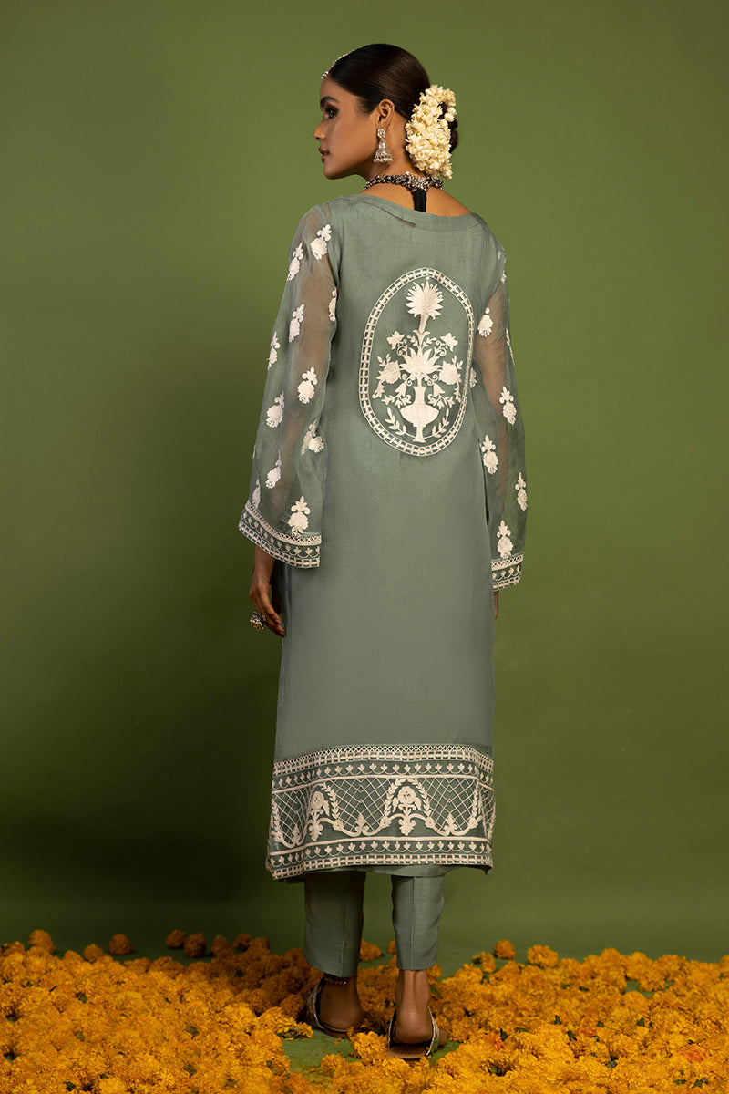 Wardha Saleem | Luxury Pret Traditional Wear | SHAJAR - AARI WORK (2 PC) -  Wardha Saleem Ladies Clothes - Original Designer Dress - House of Maryam