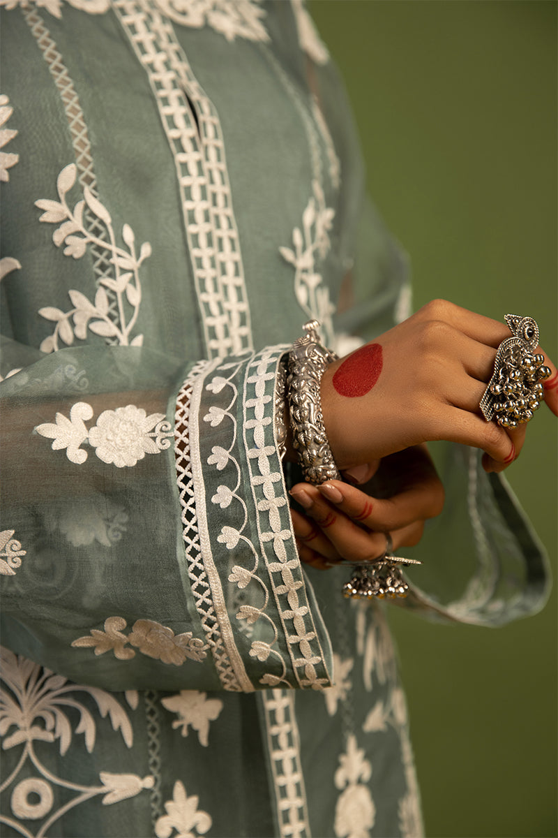 Wardha Saleem | Luxury Pret Traditional Wear | SHAJAR - AARI WORK (2 PC) -  Wardha Saleem Ladies Clothes - Original Designer Dress - House of Maryam