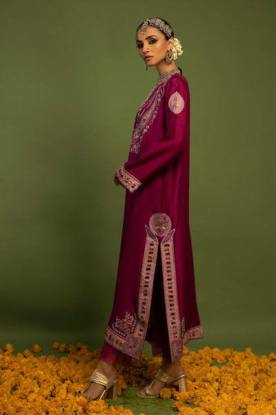 Wardha Saleem | Luxury Pret Traditional Wear | SAANJH - PURE SILK (2 PC) -  Wardha Saleem Ladies Clothes - Original Designer Dress - House of Maryam