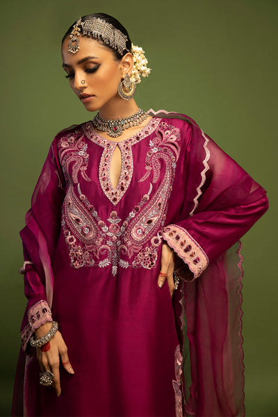 Wardha Saleem | Luxury Pret Traditional Wear | SAANJH - PURE SILK (2 PC) -  Wardha Saleem Ladies Clothes - Original Designer Dress - House of Maryam