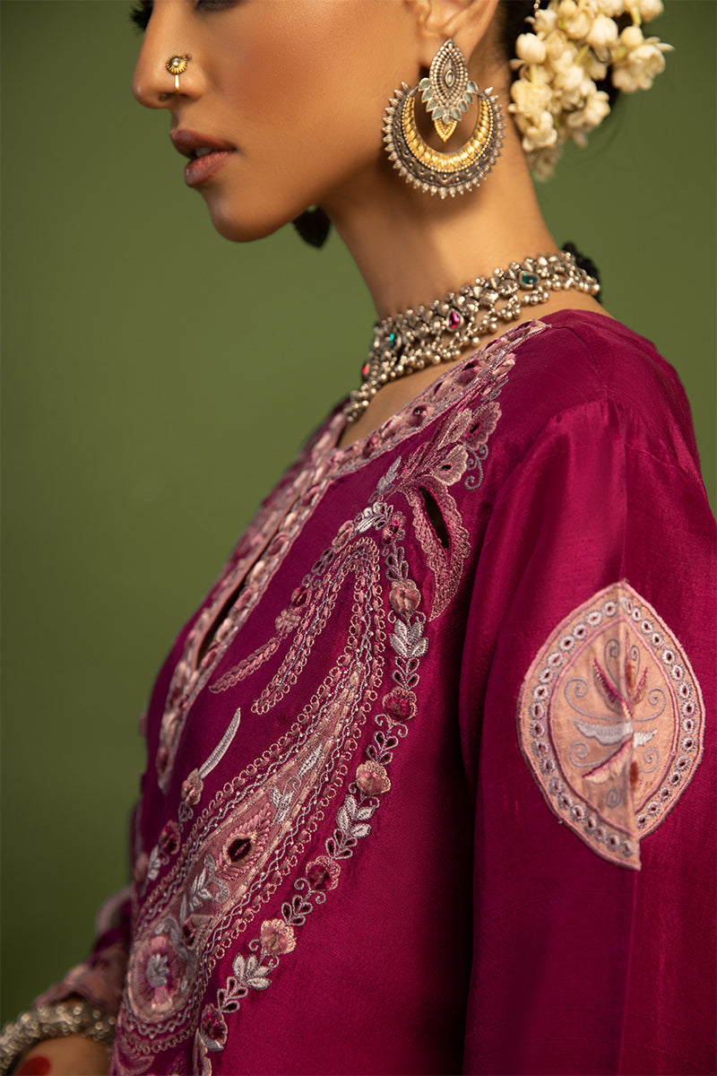 Wardha Saleem | Luxury Pret Traditional Wear | SAANJH - PURE SILK (2 PC) -  Wardha Saleem Ladies Clothes - Original Designer Dress - House of Maryam