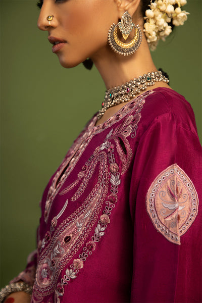 Wardha Saleem | Luxury Pret Traditional Wear | SAANJH - PURE SILK (2 PC) -  Wardha Saleem Ladies Clothes - Original Designer Dress - House of Maryam