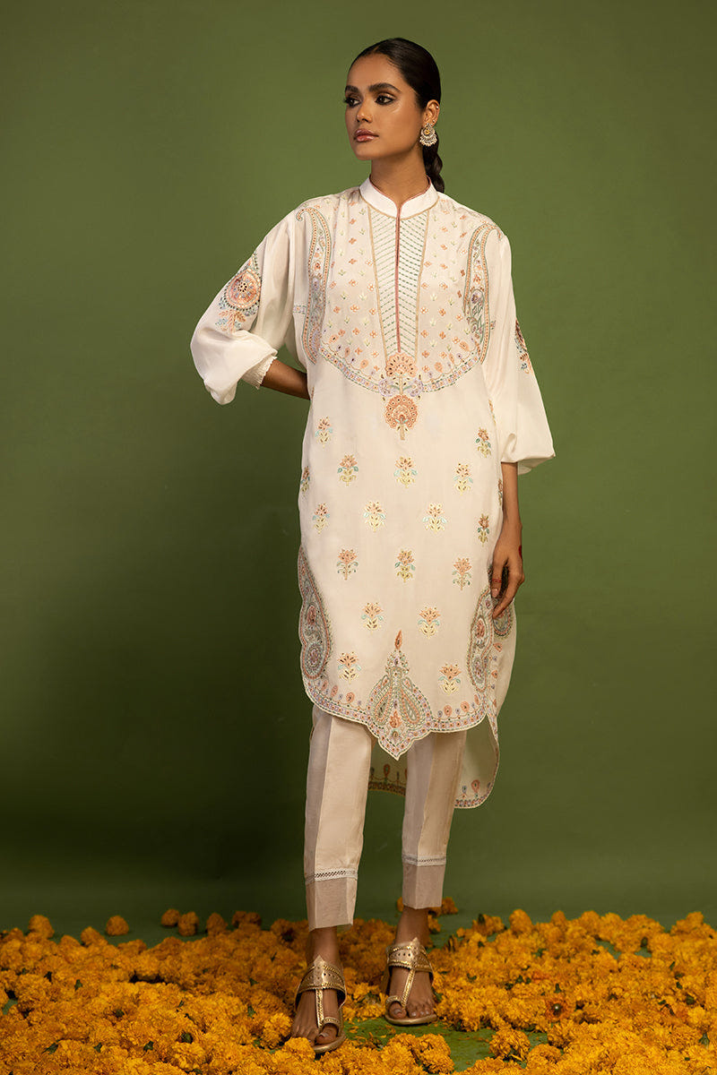 Wardha Saleem | Luxury Pret Traditional Wear | AKS-PURE SILK (2 PC) -  Wardha Saleem Ladies Clothes - Original Designer Dress - House of Maryam