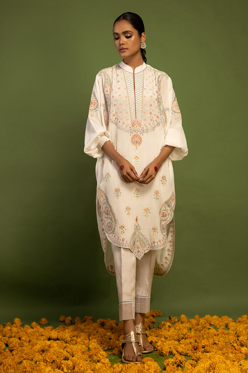 Wardha Saleem | Luxury Pret Traditional Wear | AKS-PURE SILK (2 PC) -  Wardha Saleem Ladies Clothes - Original Designer Dress - House of Maryam
