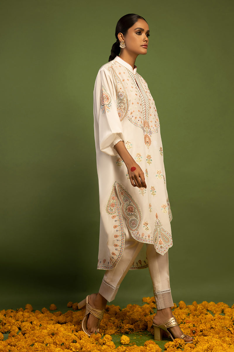 Wardha Saleem | Luxury Pret Traditional Wear | AKS-PURE SILK (2 PC) -  Wardha Saleem Ladies Clothes - Original Designer Dress - House of Maryam