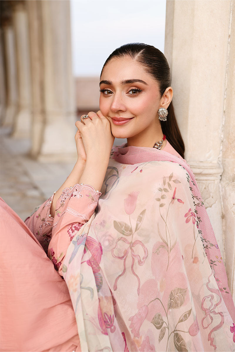 Cross Stitch | Eid Lawn 26 | DUSKY ROSE-4