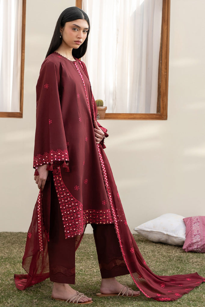 Cross Stitch | Emb Lawn Mahiri 26 | WINDSOR RED-5