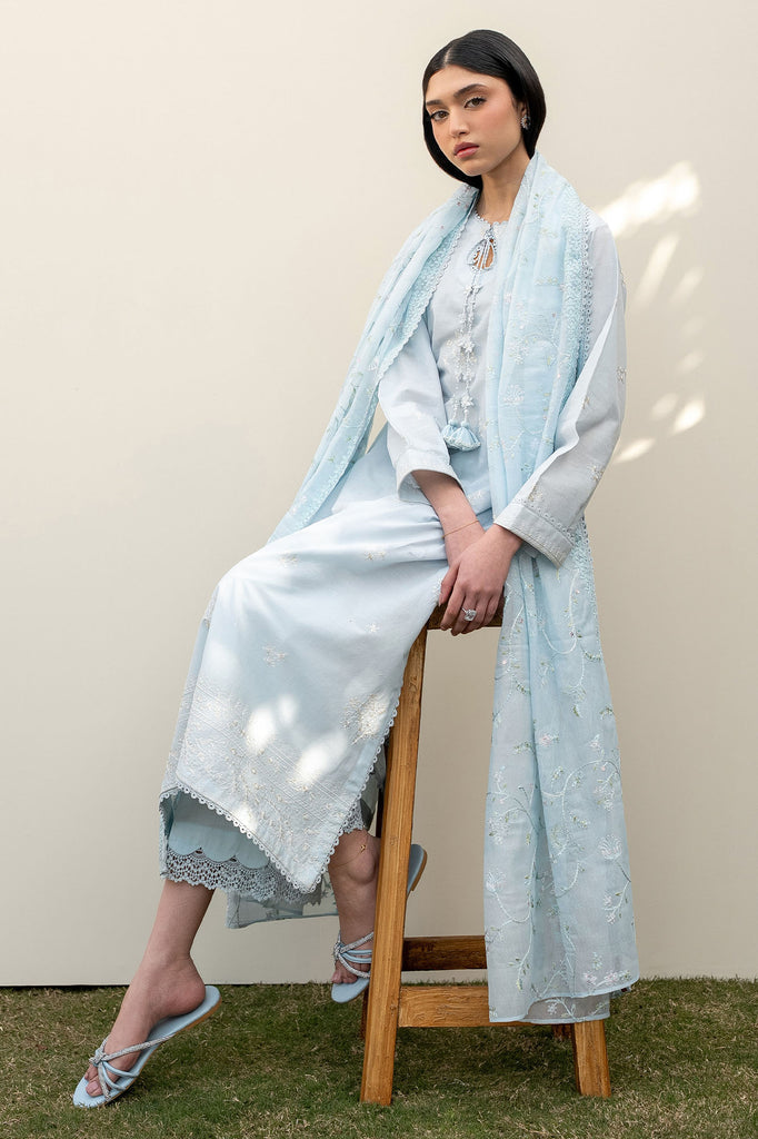 Cross Stitch | Emb Lawn Mahiri 26 | FROSTED MIST, image 3