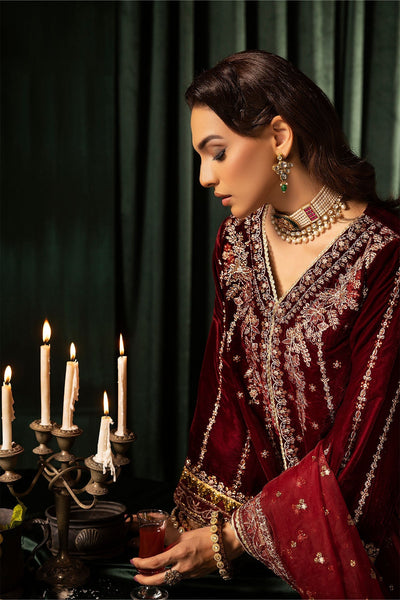 Motifz | Velvet Formals | 5099-SANDAL -  Motifz Ladies Clothes - Original Designer Dress - House of Maryam