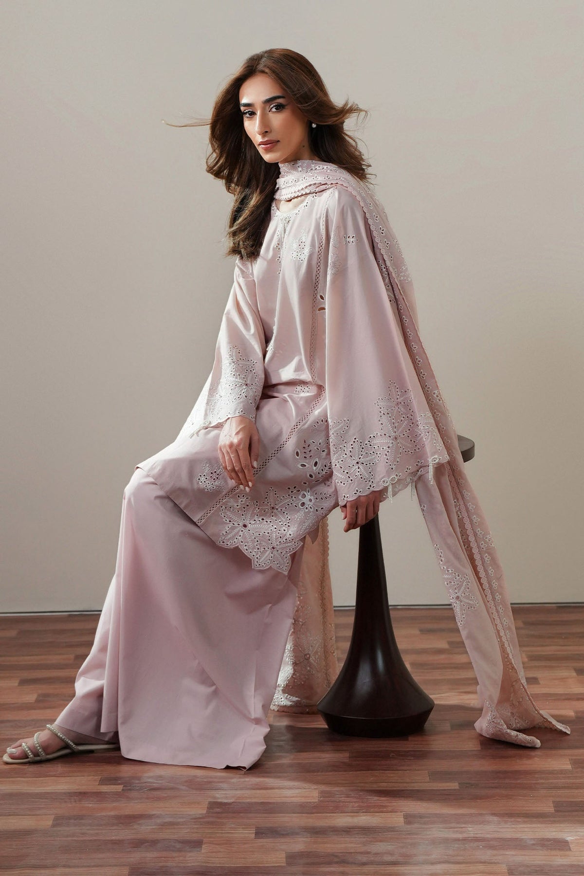 Cross Stitch | Mahiri Embroidered Collection 26 |PETAL DUSK-6