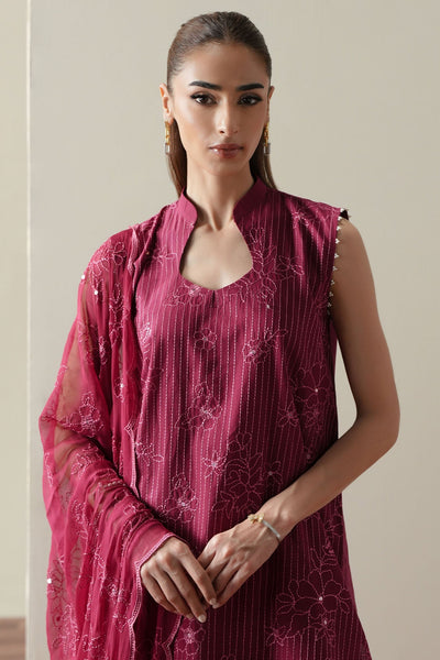 Cross Stitch | Mahiri Embroidered Collection 26 |RUBY GLOW