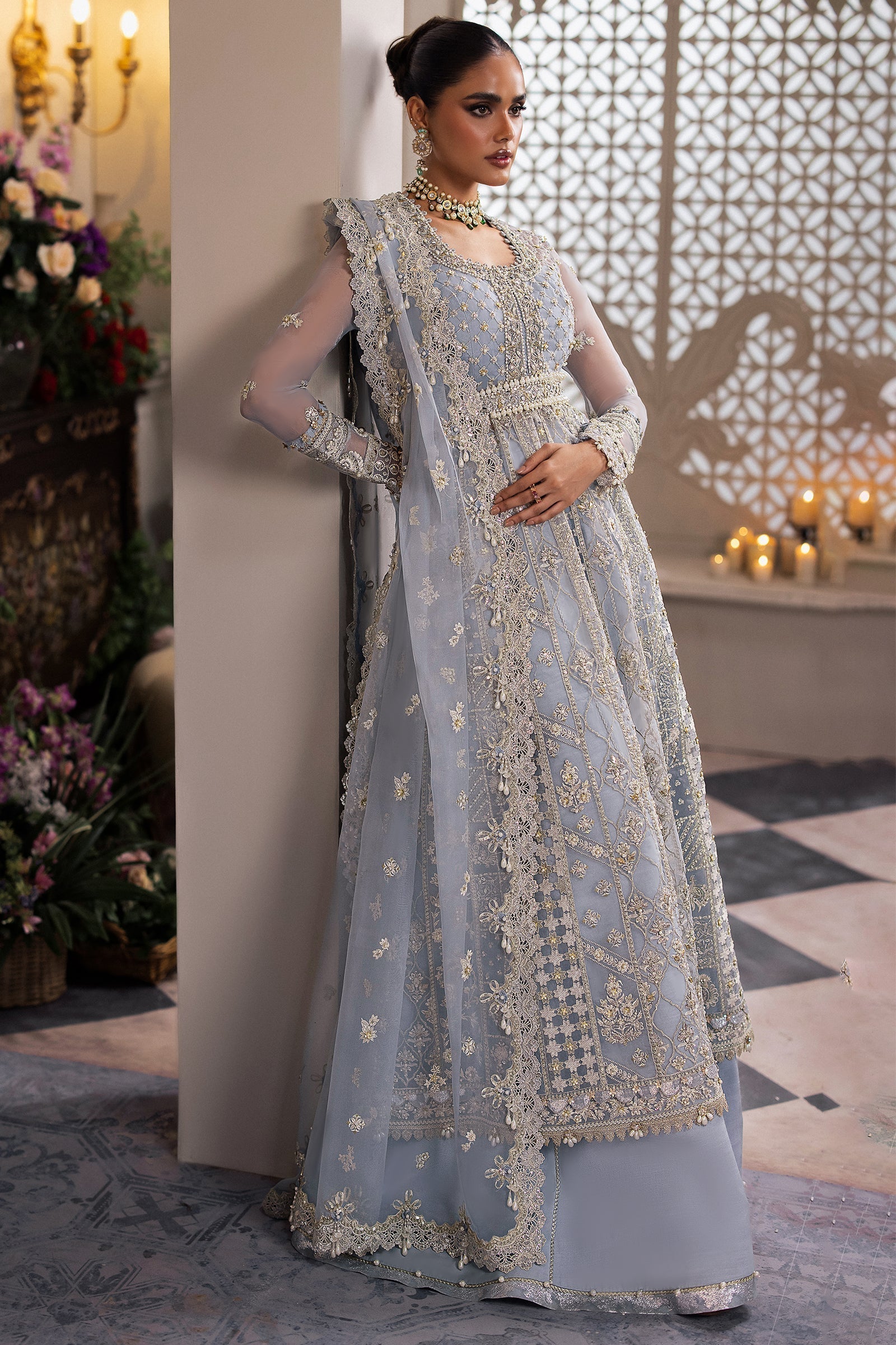 Zaha | Gossamer Formals 24 | SOFINA (ZC24-01) by Designer Zaha - House of Maryam - Pakistani Designer Ethnic Wear in {{ shop.shopifyCountryName }}