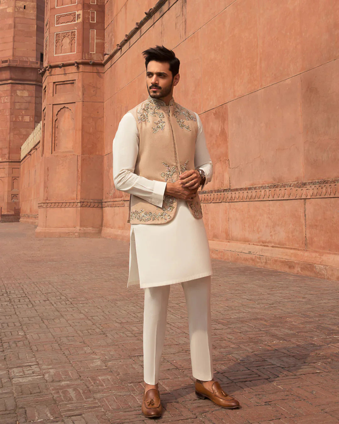 Pakistani Menswear | FSQ-RAZI by Designer House of Maryam Ltd. - House of Maryam - Pakistani Designer Ethnic Wear in {{ shop.shopifyCountryName }}