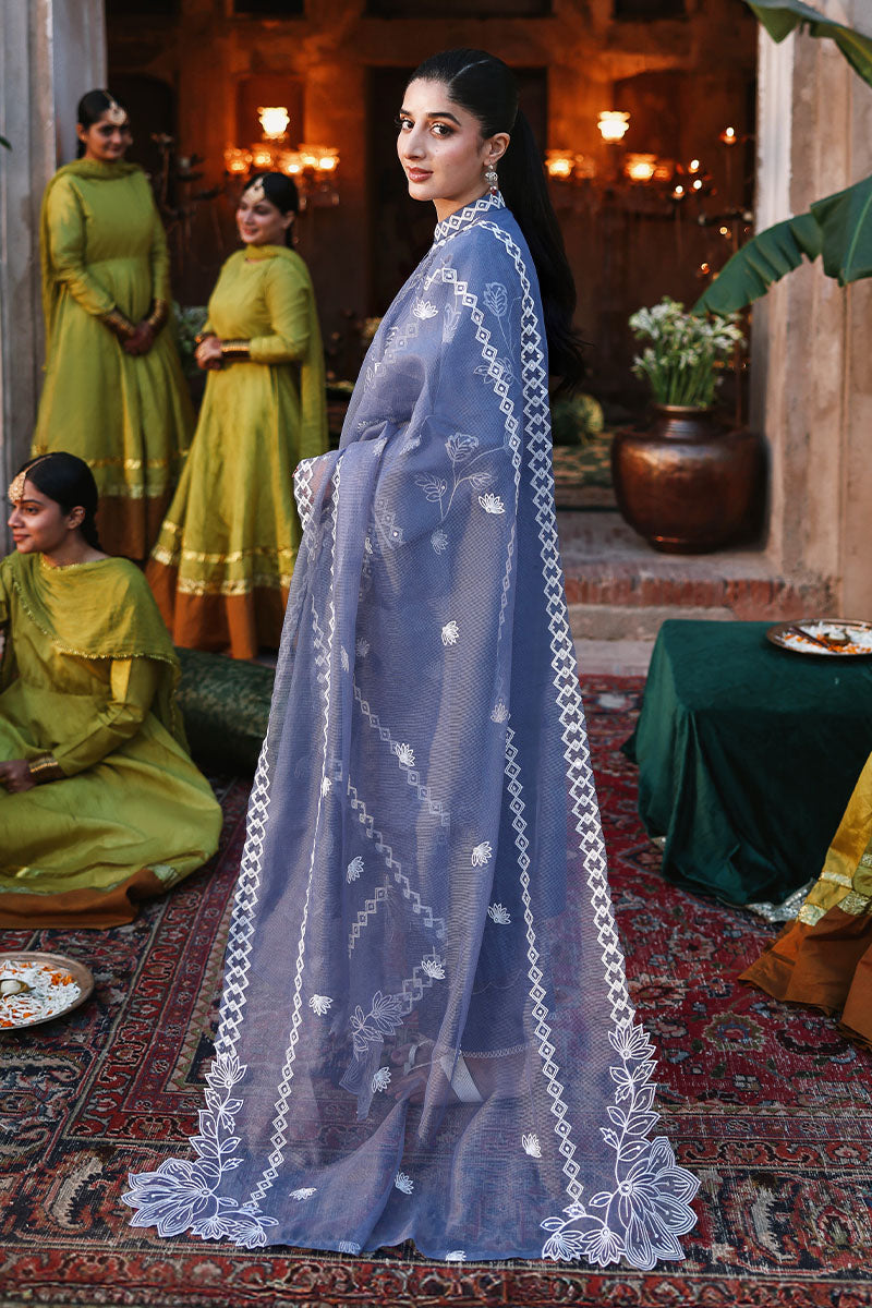 Cross Stitch | Eid Lawn 26 | ETHNIC BLUE, image 2