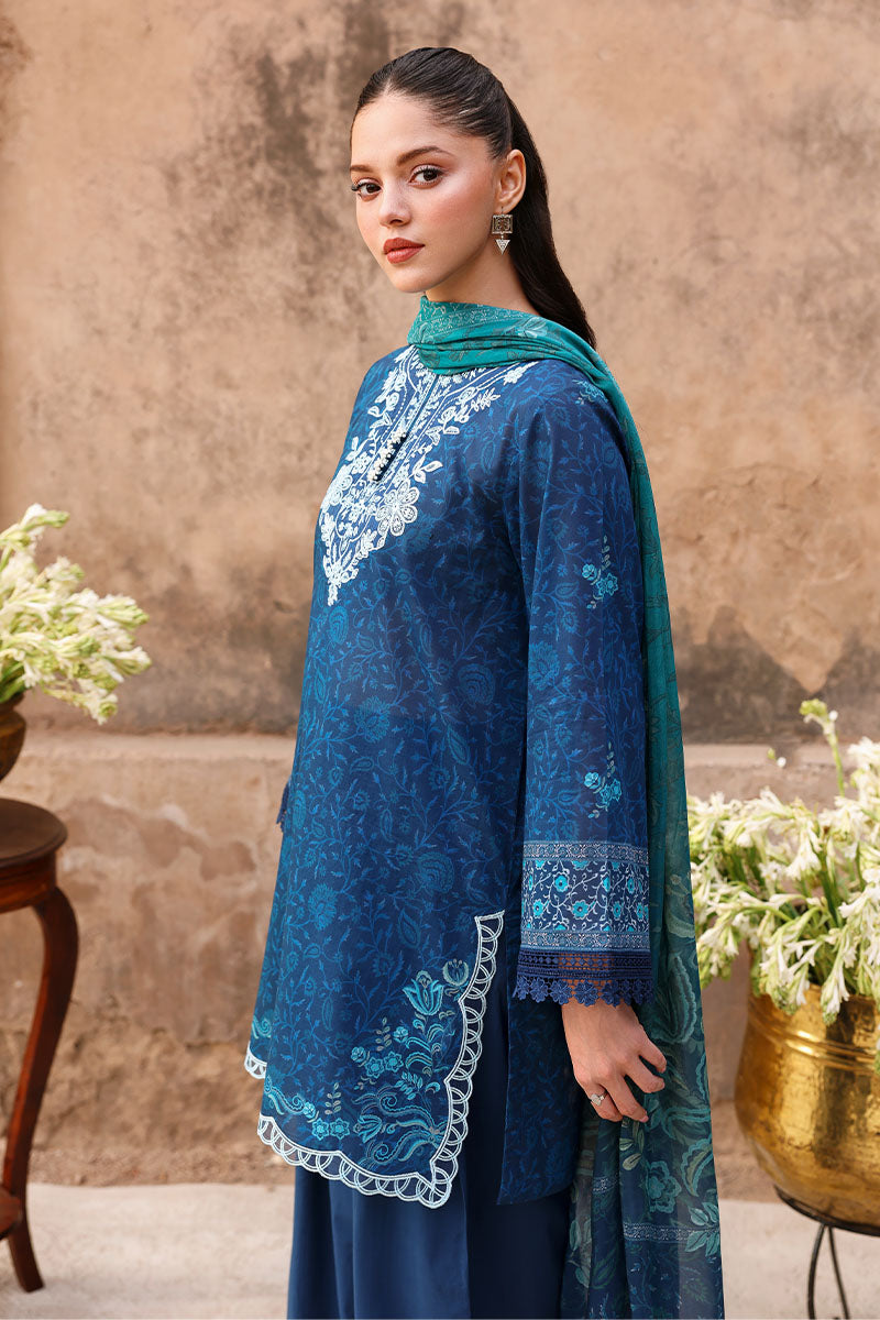Cross Stitch | Eid Lawn 26 | PRUSSIAN WAVES-5
