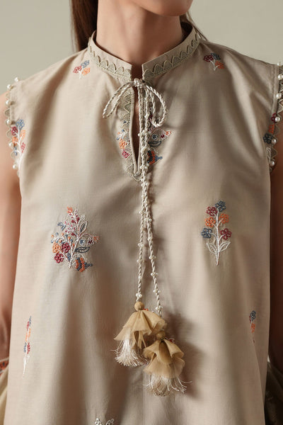 Cross Stitch | Mahiri Embroidered Collection 26 |DUSTY SAGE