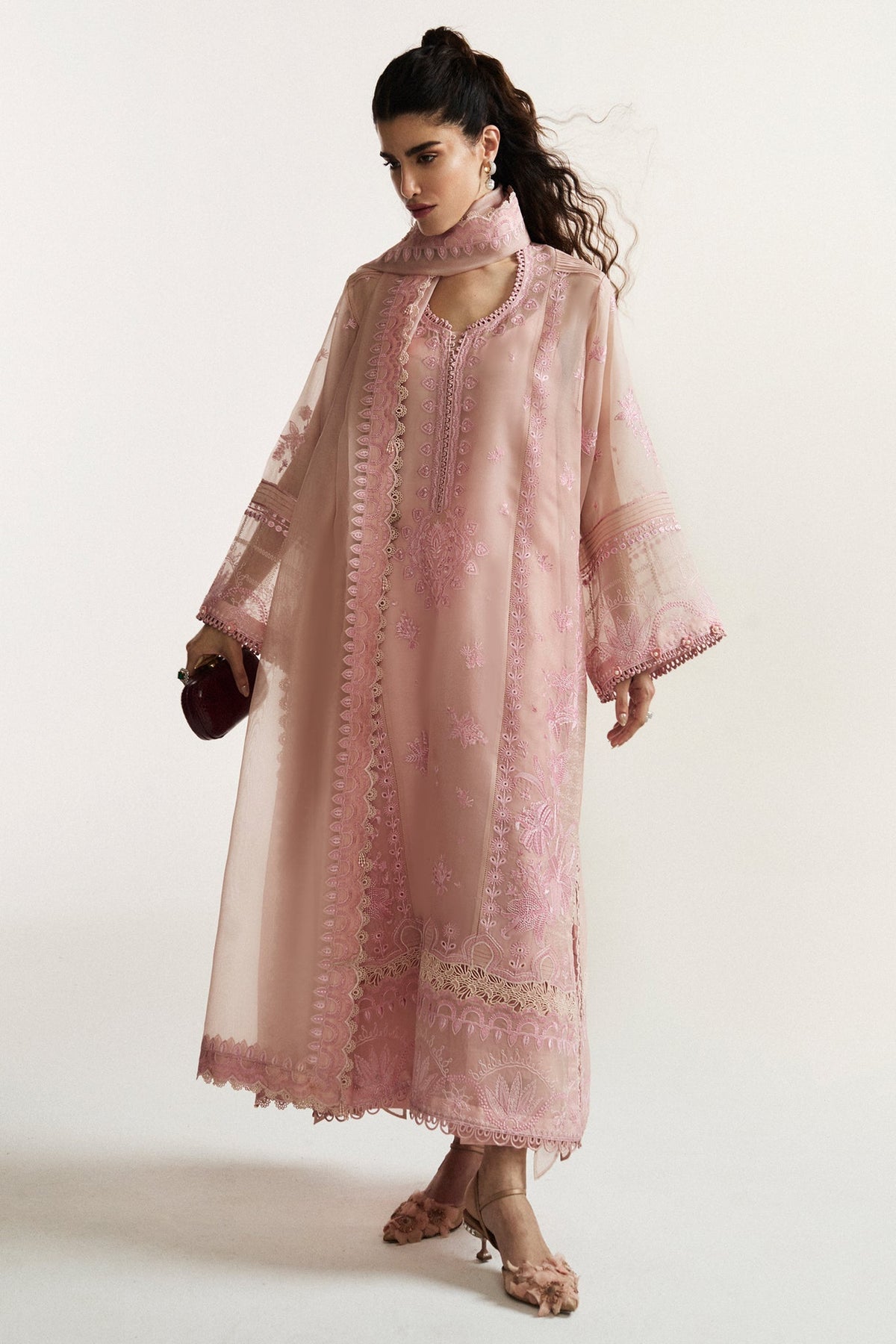 Elan I Vital Ornee I ROSÉA (EV-21354) -  Elan Ladies Clothes - Original Designer Dress - House of Maryam
