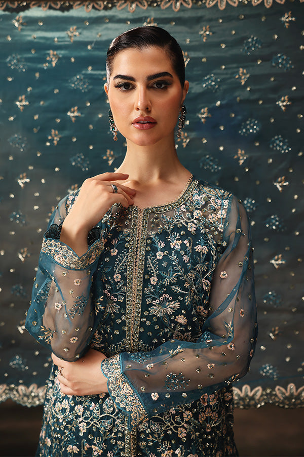 Saffron | Aatish Formals | Gulzar-e-Afreen -  Saffron Formal - Original Designer Dress - House of Maryam