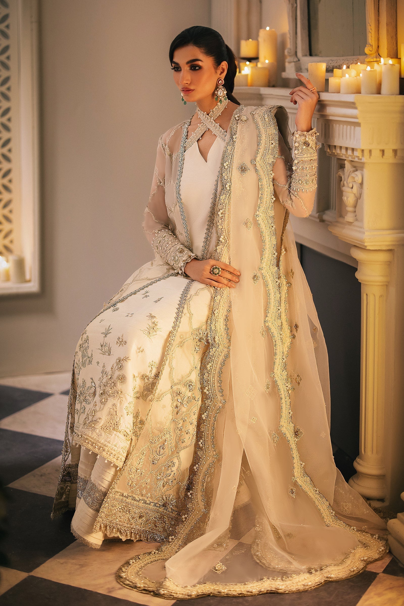 Zaha | Gossamer Formals 24 | LEIYN (ZC24-02) by Designer Zaha - House of Maryam - Pakistani Designer Ethnic Wear in {{ shop.shopifyCountryName }}