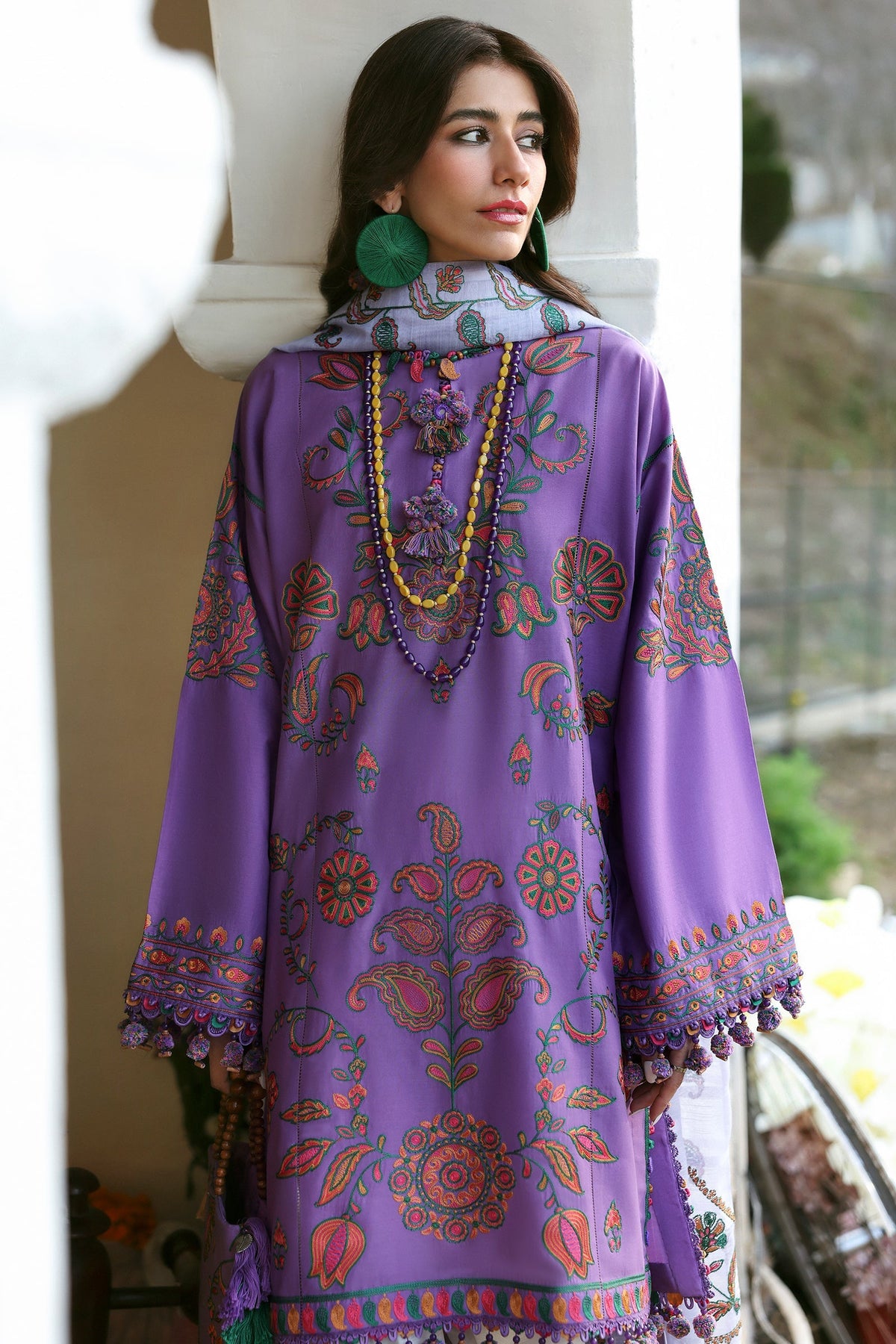 Zaha | Lawn 25 | ZARIAH (ZL25-09 A) -  Zaha Ladies Clothes - Original Designer Dress - House of Maryam