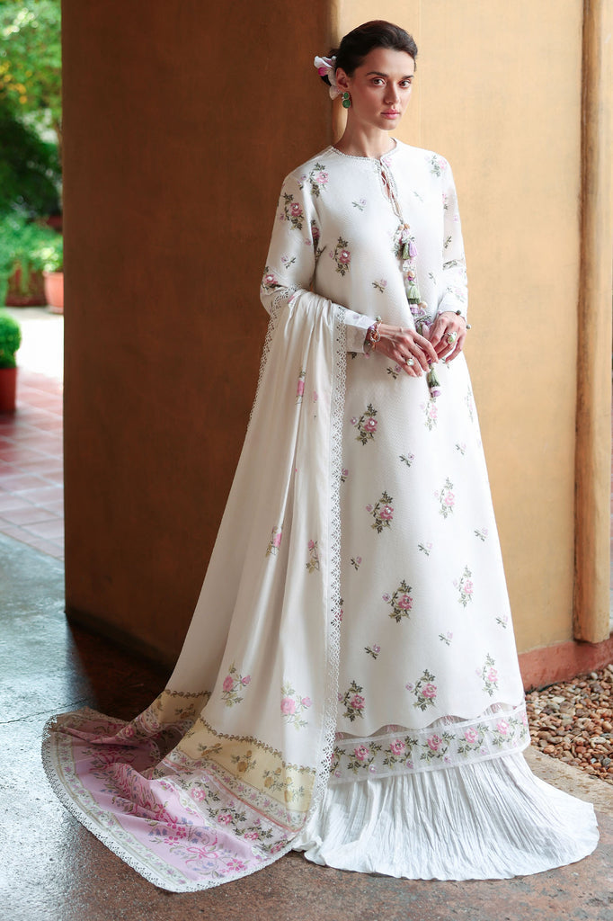 Cross Stitch | Eid Lawn Edit 26 | GARDEN IVORY-6