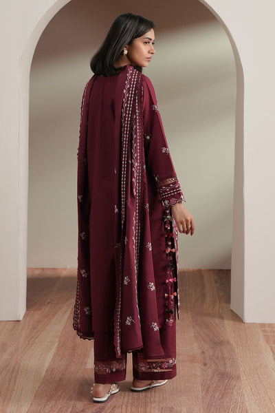 Cross Stitch | Mahiri Embroidered Collection 26 |CRIMSON