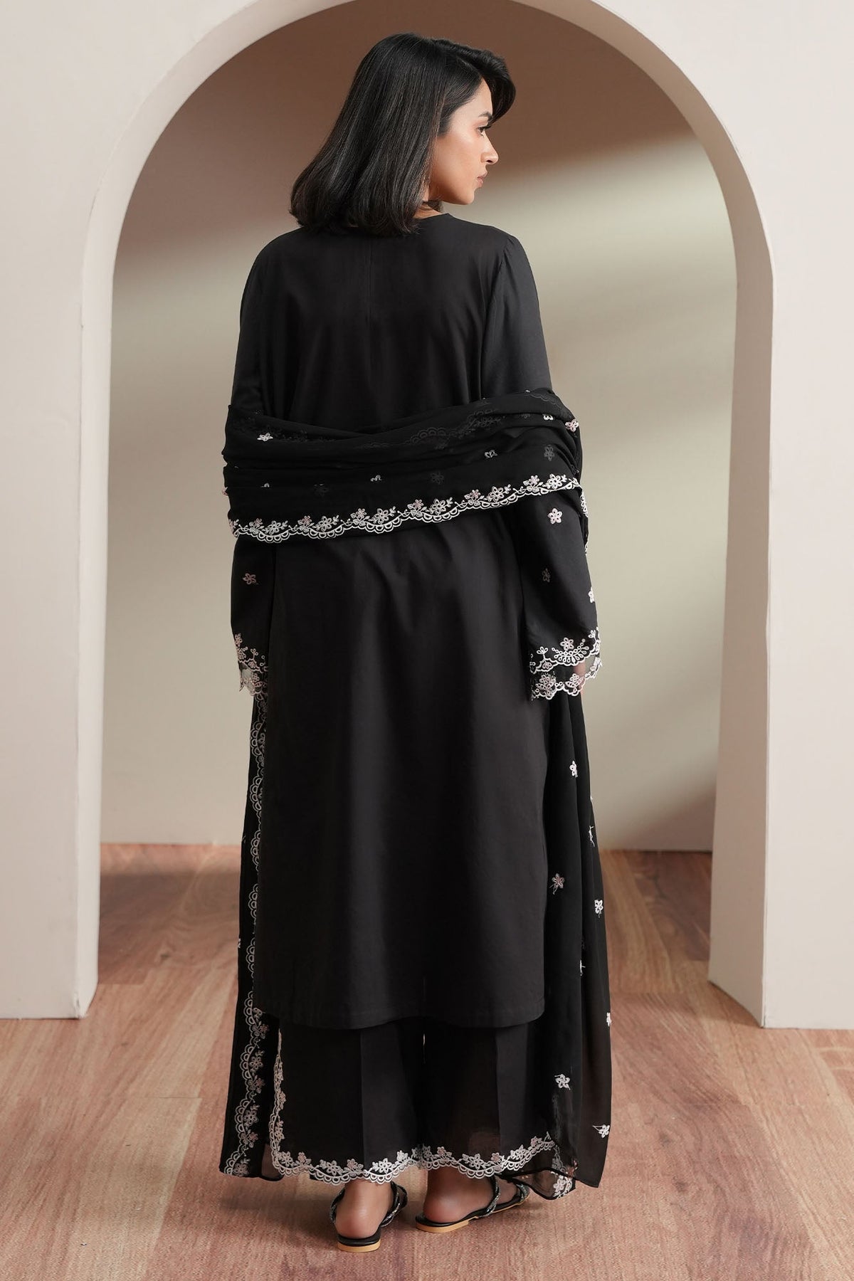 Cross Stitch | Mahiri Embroidered Collection 26 | NOIR CANVAS-2