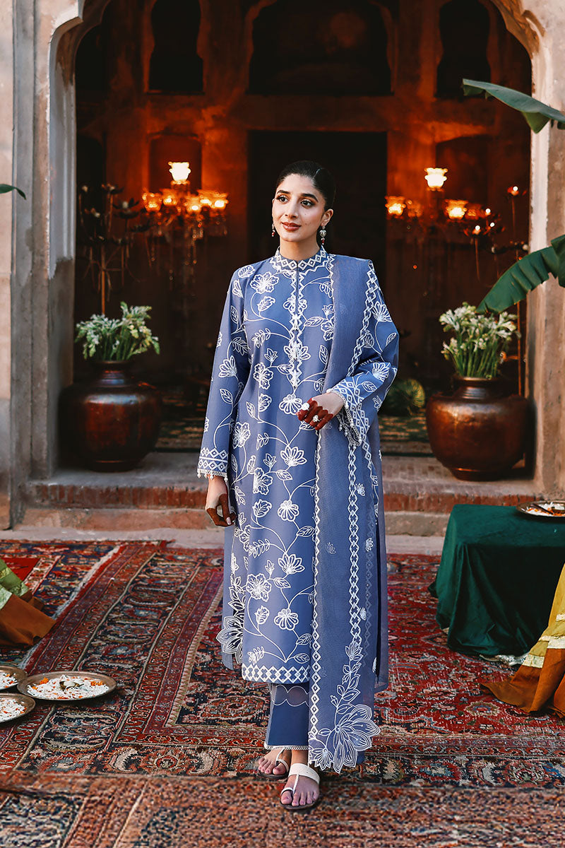 Cross Stitch | Eid Lawn 26 | ETHNIC BLUE, image 4