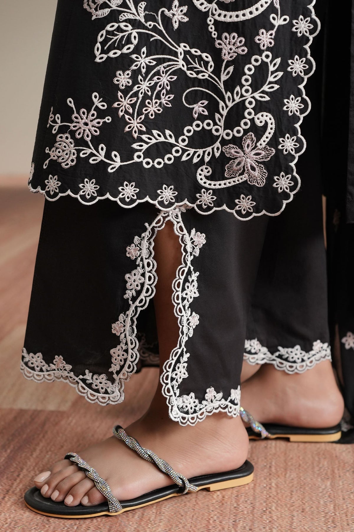 Cross Stitch | Mahiri Embroidered Collection 26 | NOIR CANVAS-4