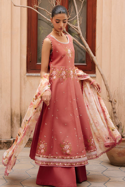 Cross Stitch | Mahiri Embroidered Collection 26 |ROSEATE WHISPER