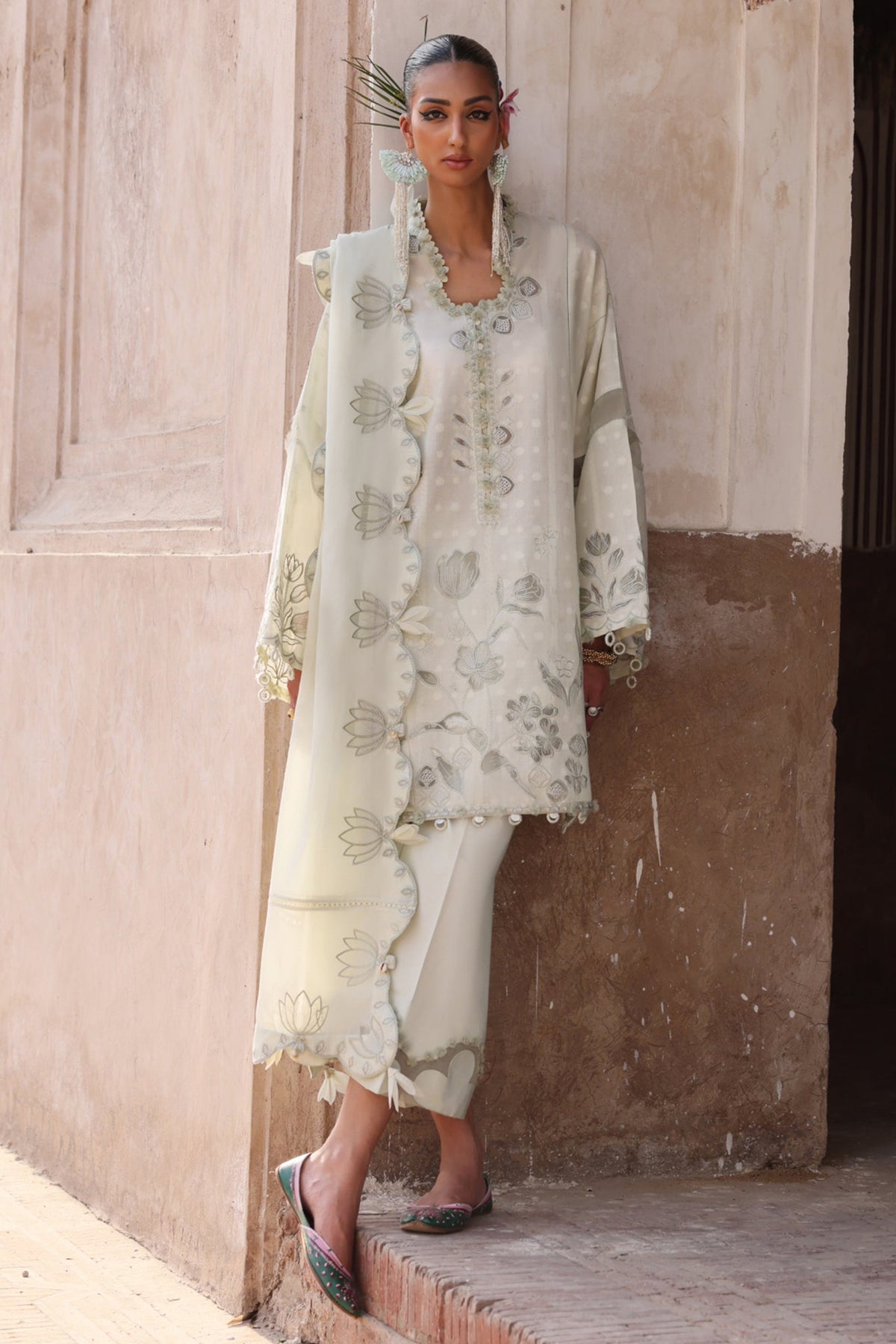 Elan | Luxury Lawn 25 | CELESTINE (EL25-05 A) -  Elan Ladies Clothes - Original Designer Dress - House of Maryam