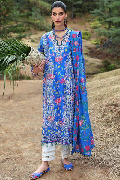 Zaha | Lawn 25 | ZAYANA (ZL25-01 B) -  Zaha Ladies Clothes - Original Designer Dress - House of Maryam