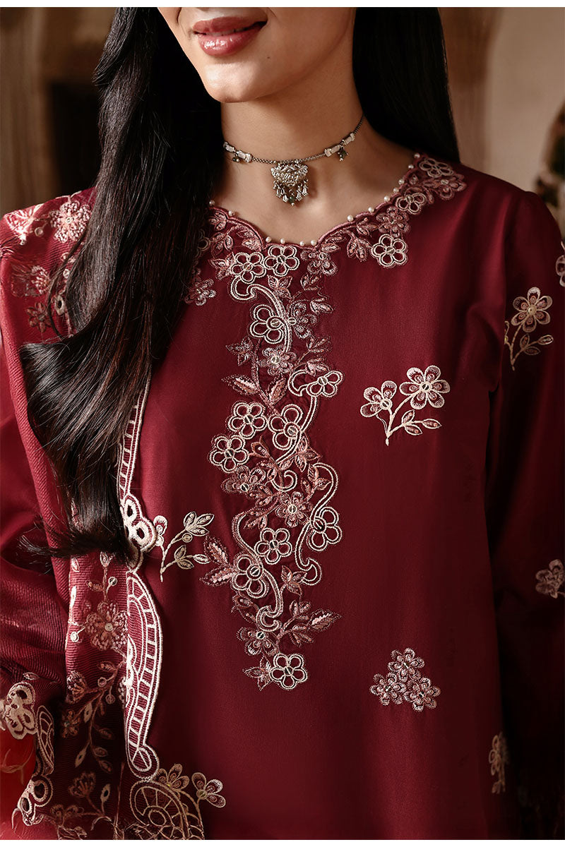 Cross Stitch | Eid Lawn 26 | CRIMSON DRAPE-3