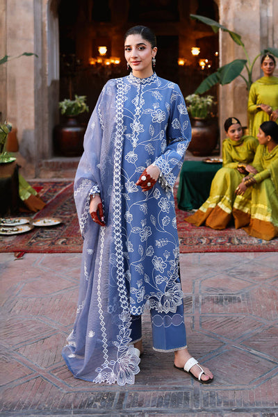 Cross Stitch | Eid Lawn 26 | ETHNIC BLUE