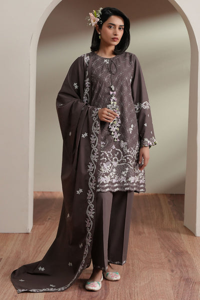 Cross Stitch | Mahiri Embroidered Collection 26 |COCOA WHISPER