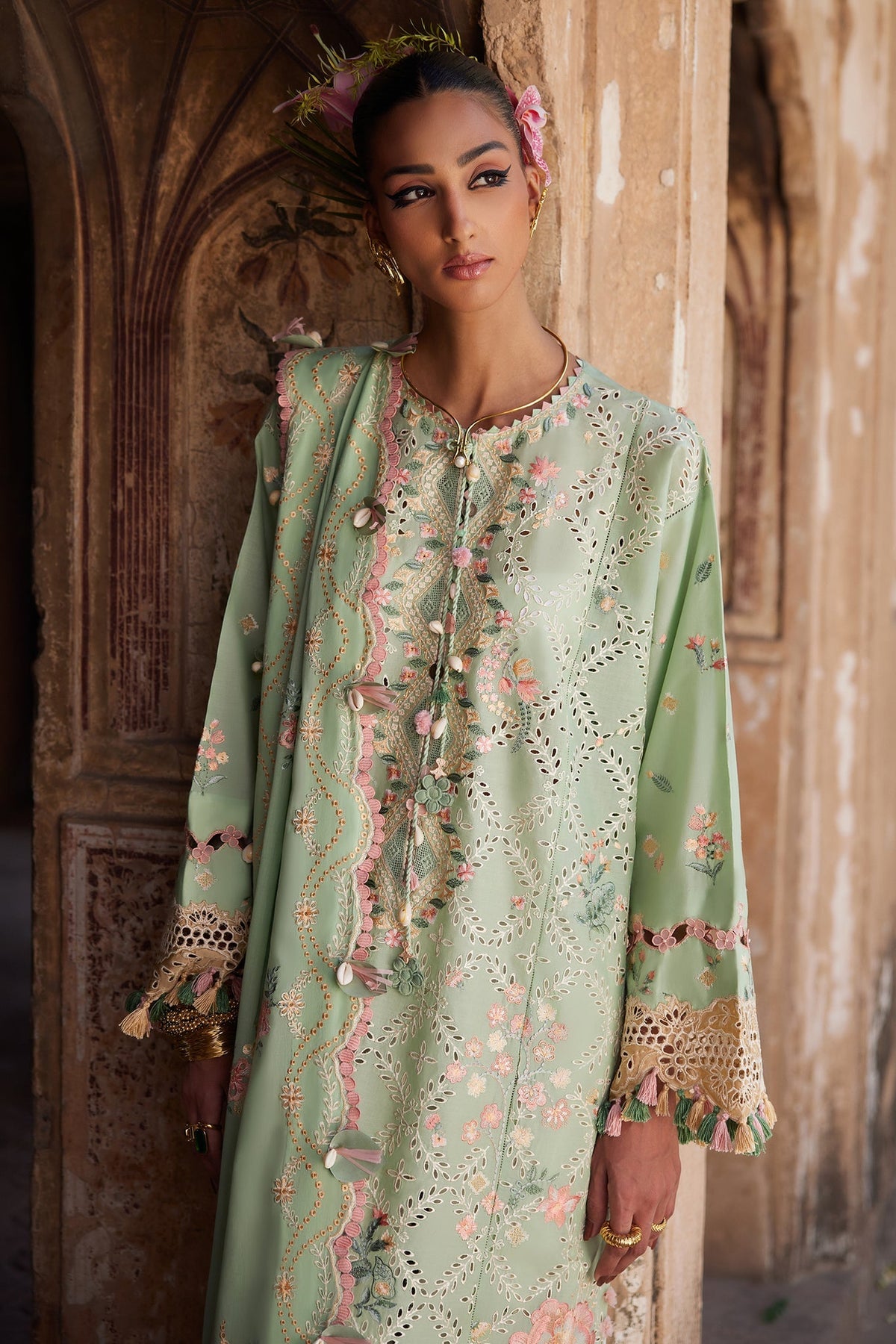 Elan | Luxury Lawn 25 | ALARA (EL25-12 A) -  Elan Ladies Clothes - Original Designer Dress - House of Maryam