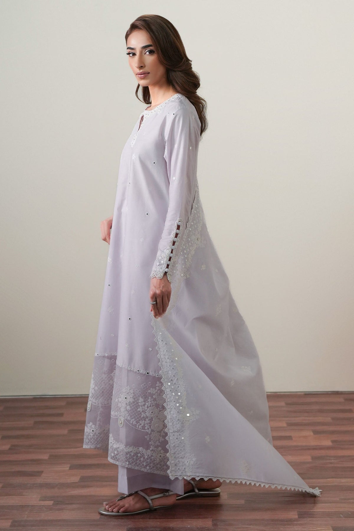 Cross S titch | Mahiri Embroidered Collection 26 |VIOLET DREAM-3