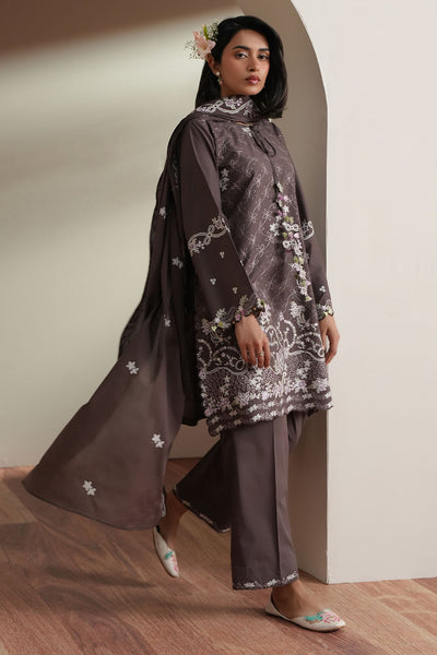 Cross Stitch | Mahiri Embroidered Collection 26 |COCOA WHISPER