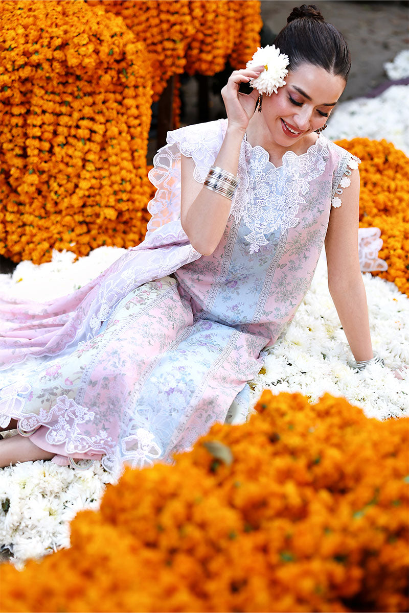 Cross Stitch | Eid Lawn 26 | ROSE VEIL, image 5